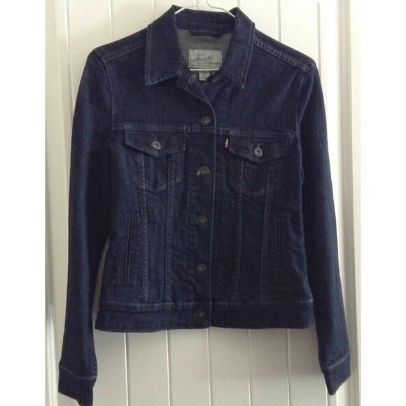 Levi's Trucker Jacket Women's XS Blue Denim Classic - Picture 1 of 4